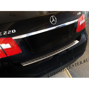 Накладка на задний бампер Mercedes E Class W212 Sedan (2009-2013) бренд – Avisa главное фото